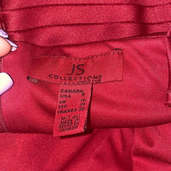 ✨ JS Collections Tiered Crepe Sheath Dress✨ - Picture 7 of 9